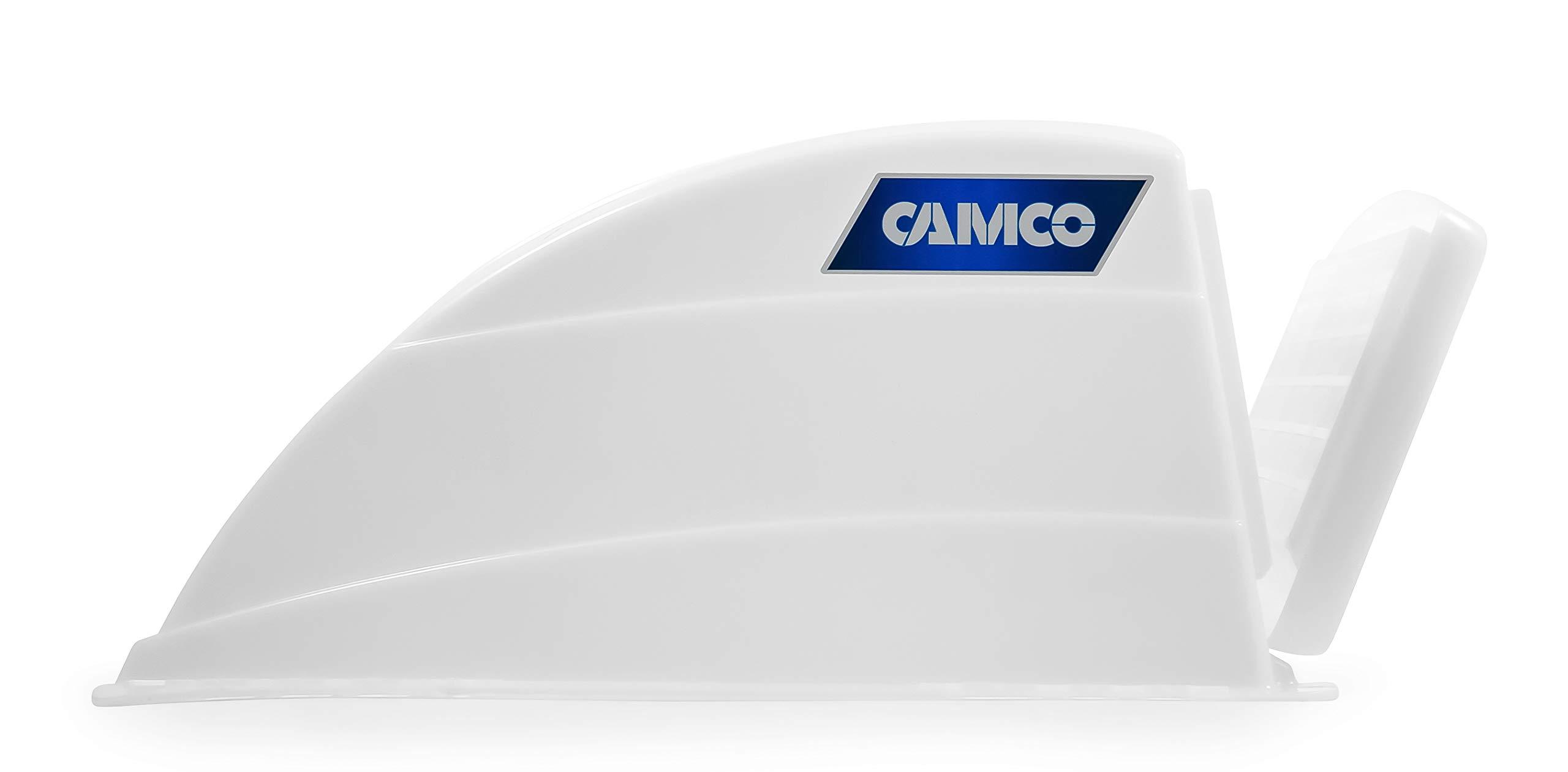 Aerodynamic Design Camco RV Roof Vent Cover Easily Opens For Easy Cleaning