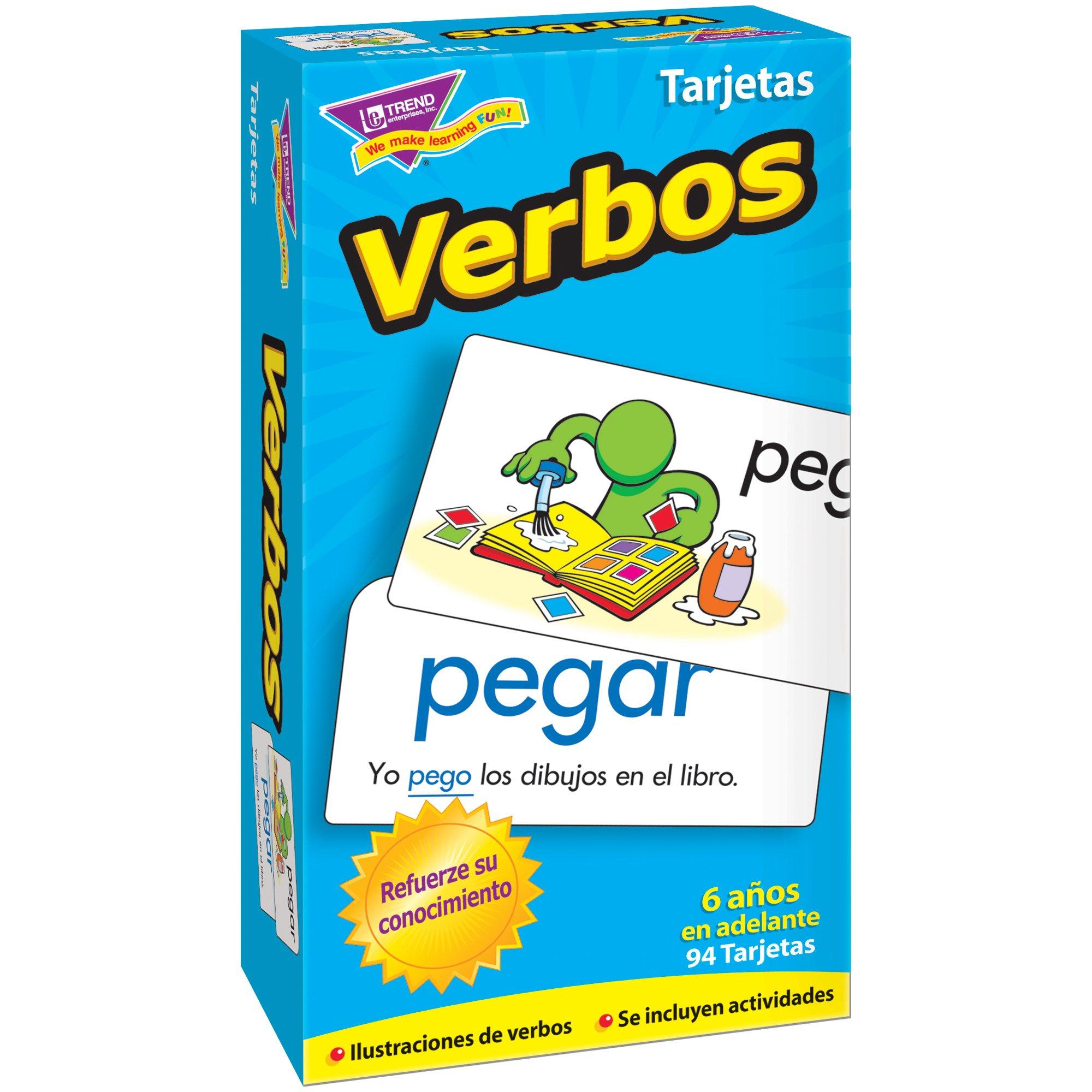 Trend Enterprises Verbos Skill Drill Flash Cards